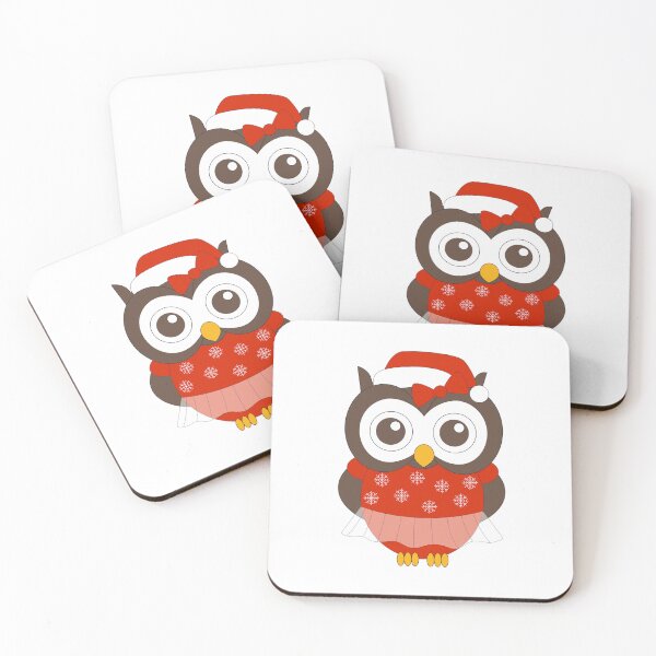 Artikelvorschau, Weihnachts-Digitalkunst „Miss Owl“ | Weihnachtsspecial | Melanie Jensen Illustrationen entworfen und verkauft von Melanie Jensen.