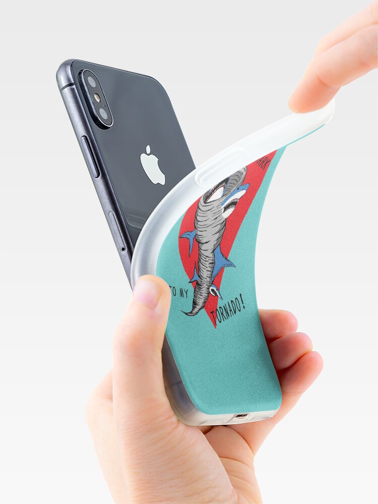 Alternate view of Shark To My Tornado iPhone Case & Cover