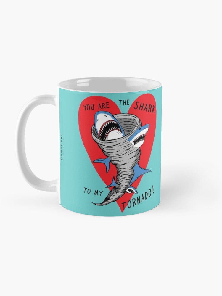 Alternate view of Shark To My Tornado Mug