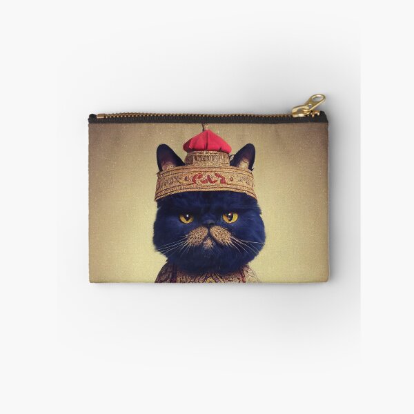 Item preview, anthropomorphic persian cat portrait - persian cat in traditional clothing designed and sold by Catator.