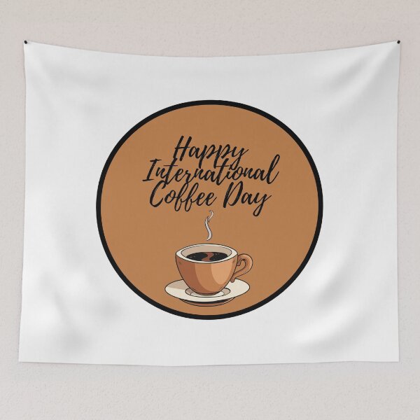 Item preview, Happy International Coffee Day - 1st of October designed and sold by PVSKI.