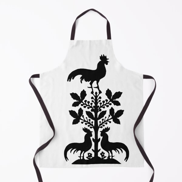 Artikelvorschau, Märchenhaftes Germany Hähne Vögel Scherenschnitt Silhouette schwarz entworfen und verkauft von G-M-Designs.