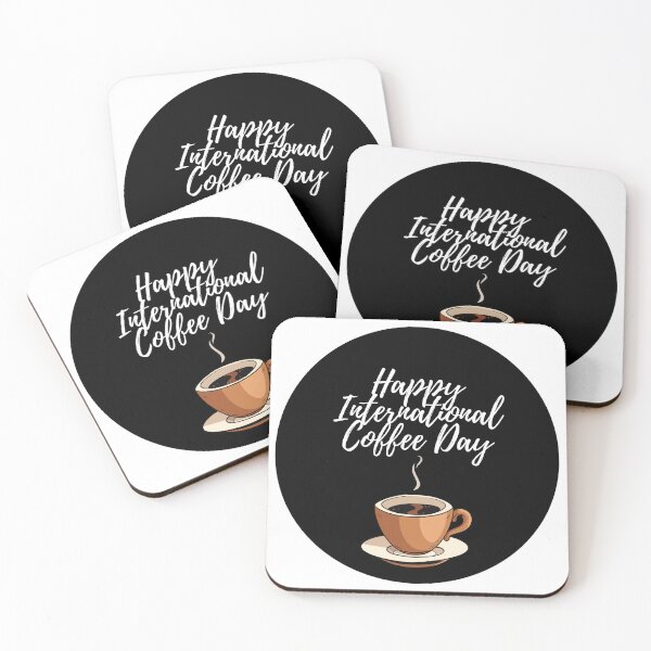 Item preview, Happy International Coffee Day - 1st of October designed and sold by PVSKI.