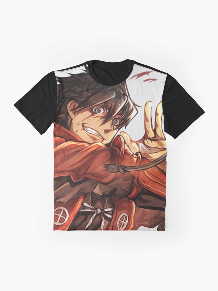 Red Graphic Drifters Design Anime Shirt