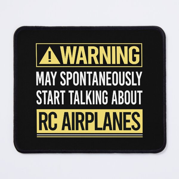 Item preview, Warning About RC Airplane Airplanes Plane Planes designed and sold by WrightTrouble.