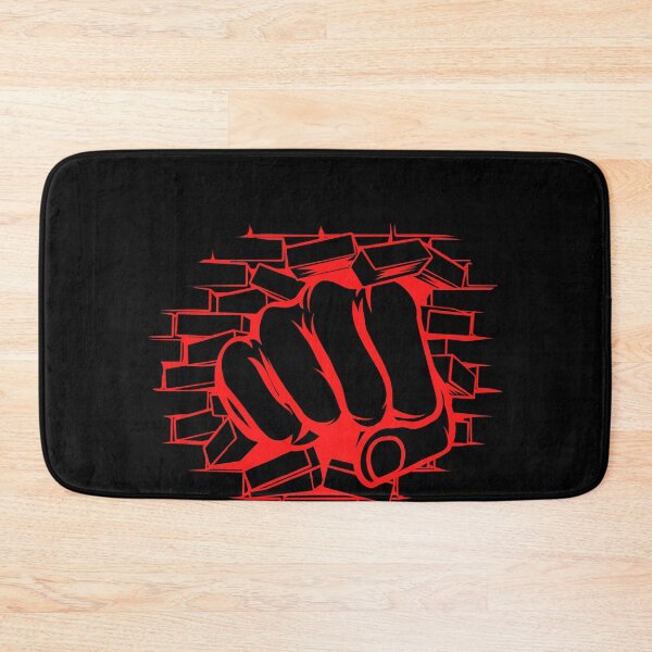 Item preview, Gift for gamer mouse pad Fist and spark resist fist designed and sold by Fumar3065.