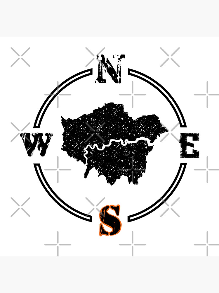 "South London Map design" Sticker for Sale by Giovanni-c | Redbubble