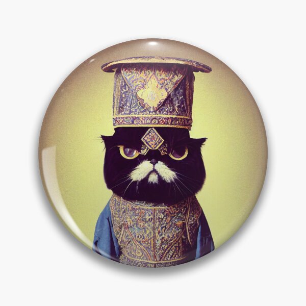 Item preview, anthropomorphic persian cat portrait - persian cat in traditional clothing v2 designed and sold by Catator.