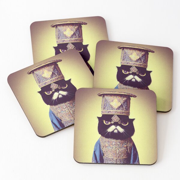 Item preview, anthropomorphic persian cat portrait - persian cat in traditional clothing v2 designed and sold by Catator.