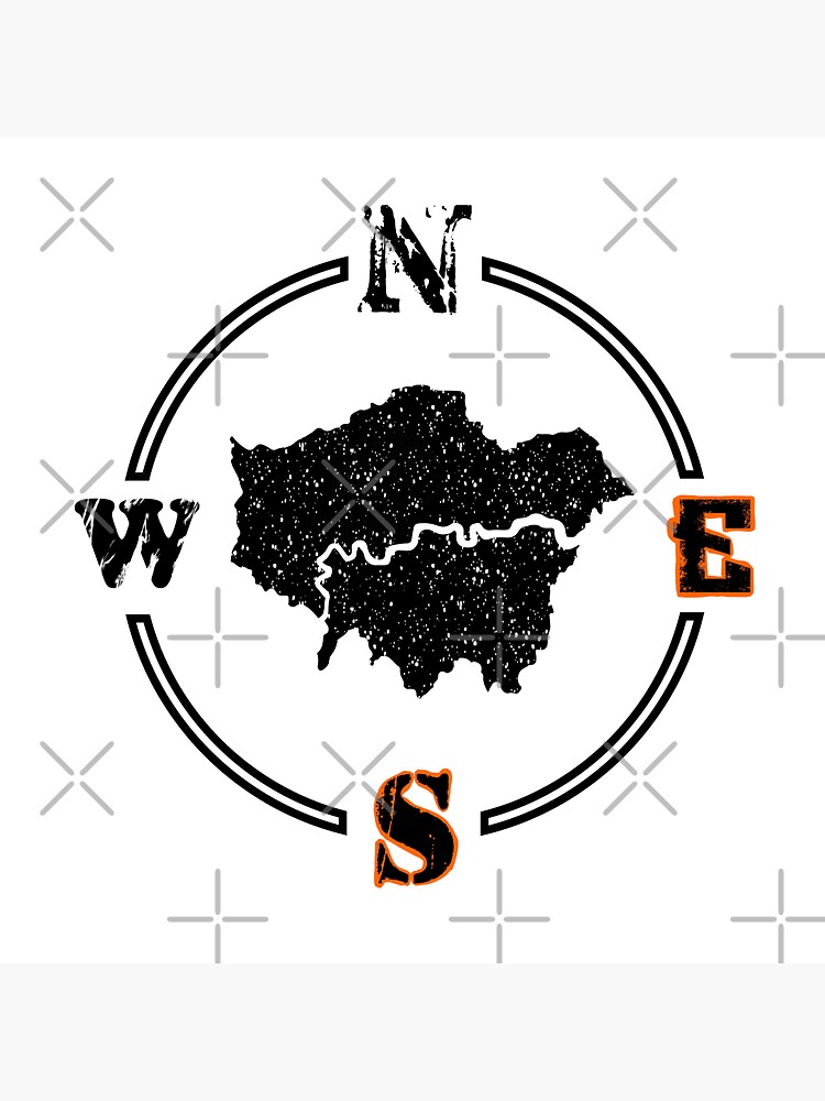 south-east-london-map-design-sticker-for-sale-by-giovanni-c-redbubble