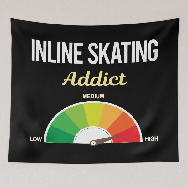 Item preview, Addict Inline Skating Skate Skater designed and sold by PriscillaHerna.