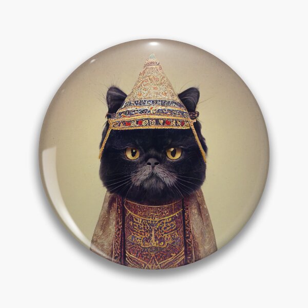 Item preview, anthropomorphic persian cat portrait - persian cat in traditional clothing v3 designed and sold by Catator.
