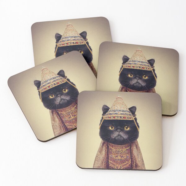 Item preview, anthropomorphic persian cat portrait - persian cat in traditional clothing v3 designed and sold by Catator.