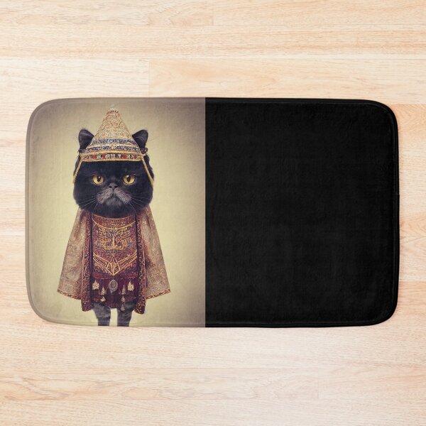 Item preview, anthropomorphic persian cat portrait - persian cat in traditional clothing v3 designed and sold by Catator.