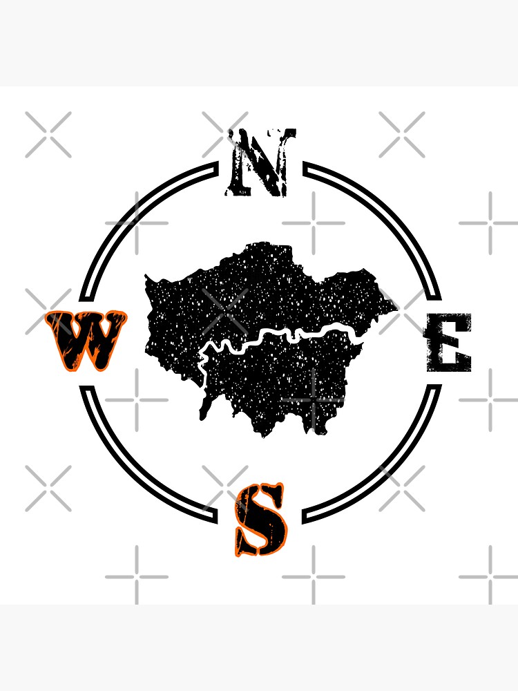 south-west-london-map-design-sticker-for-sale-by-giovanni-c-redbubble