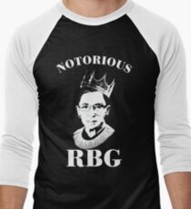 Berüchtigtes RBG-Hemd Baseballshirt für Männer