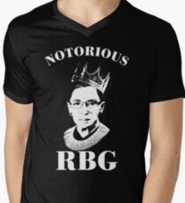 Notorious RBG Shirt Men's V-Neck T-Shirt