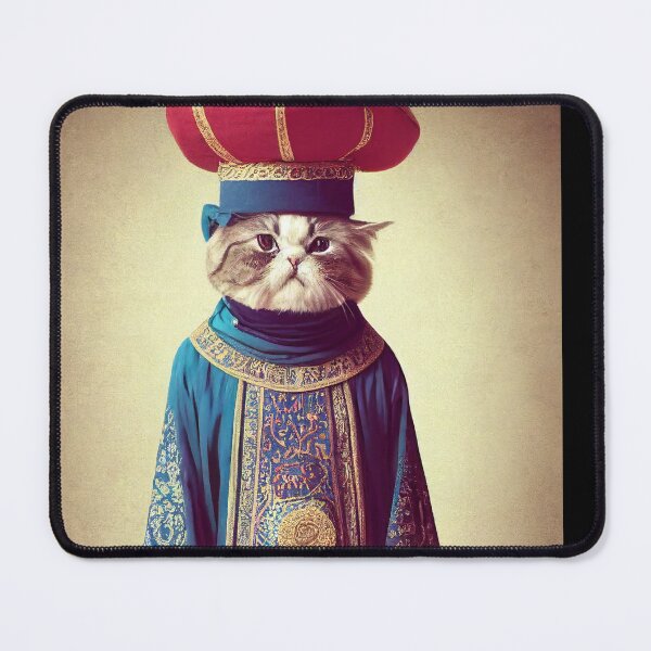 Item preview, anthropomorphic persian cat portrait - persian cat in traditional clothing v4 designed and sold by Catator.
