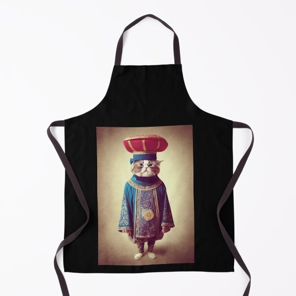 Item preview, anthropomorphic persian cat portrait - persian cat in traditional clothing v4 designed and sold by Catator.
