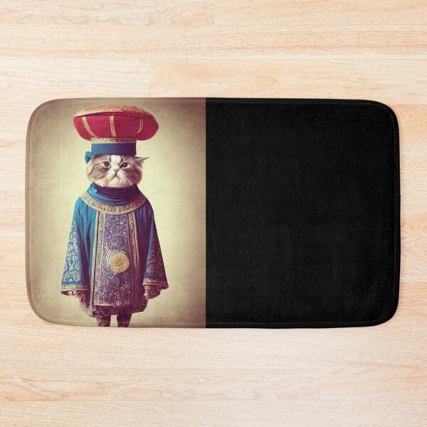 Item preview, anthropomorphic persian cat portrait - persian cat in traditional clothing v4 designed and sold by Catator.