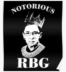 Notorious RBG Shirt Poster