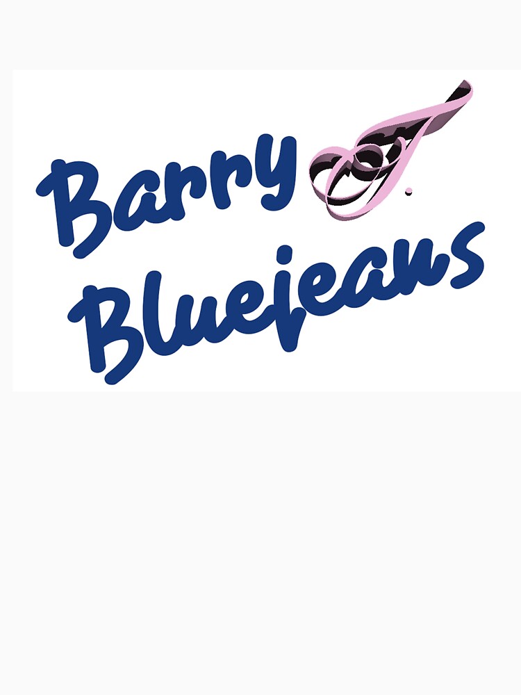 "Barry J. Bluejeans Label" Tshirt by blestorious Redbubble taz the
