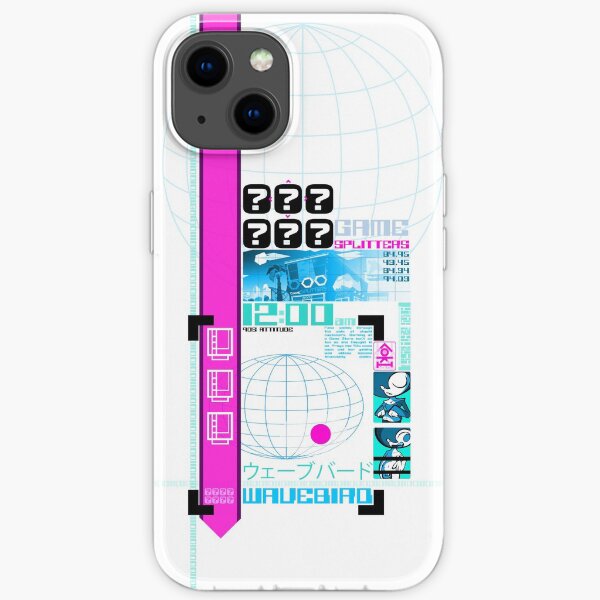 Wavebird Y2K Weiß Neon iPhone Flexible Hülle