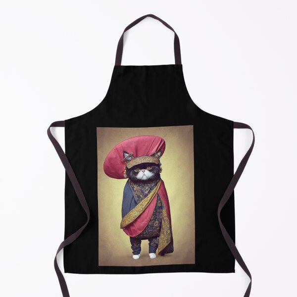 Item preview, anthropomorphic persian cat portrait - persian cat in traditional clothing v5 designed and sold by Catator.