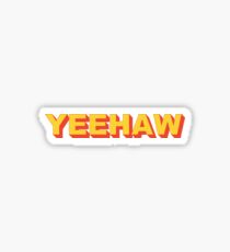 yeehaw kevin abstract Sticker