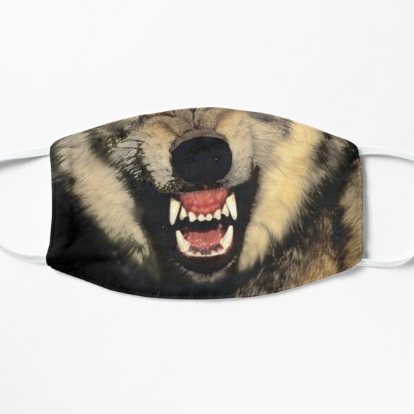 Wolf Snarl Flat Mask