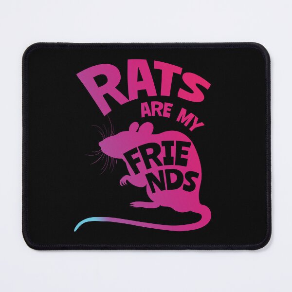Item preview, Rats Are My Friends Cute Pet Rat Color Graphic Gift designed and sold by Delightfully Cynical.