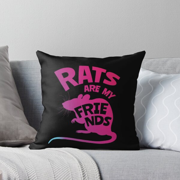 Item preview, Rats Are My Friends Cute Pet Rat Color Graphic Gift designed and sold by Delightfully Cynical.