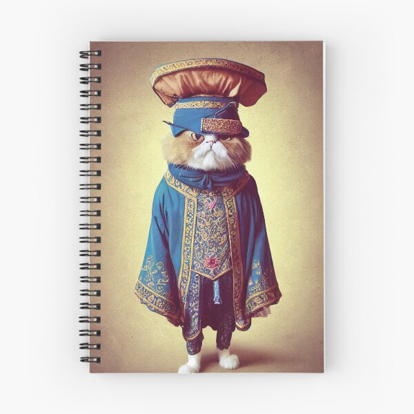 Item preview, anthropomorphic persian cat portrait - persian cat in traditional clothing v6 designed and sold by Catator.