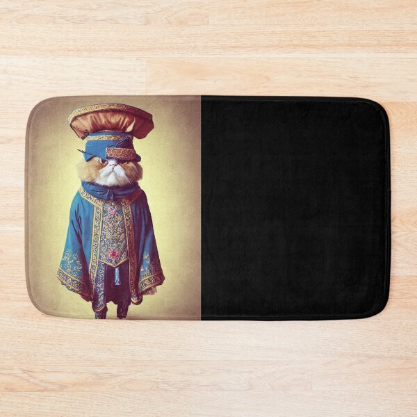 Item preview, anthropomorphic persian cat portrait - persian cat in traditional clothing v6 designed and sold by Catator.