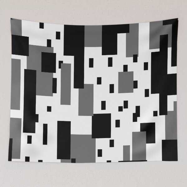 Artikelvorschau, Black and White Vertical Stripes Abstract Geometric Pattern With Grey entworfen und verkauft von meggydesigns.