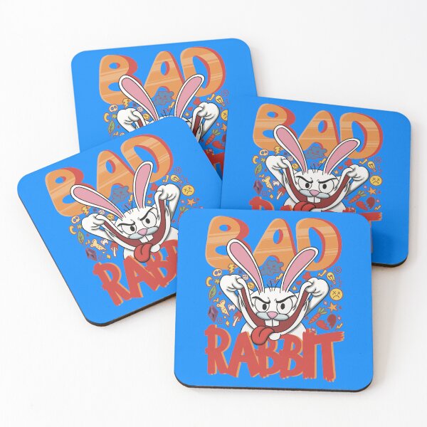 Item preview, Cool bad rabbit : smiling rabbit designed and sold by ImaginarStore.