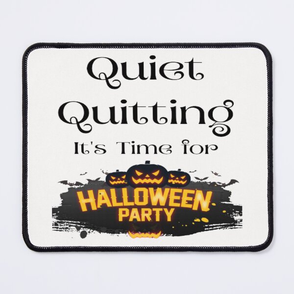 Item preview, trendy funny Quiet Quitting its time for halloween designed and sold by Cameron Carter.