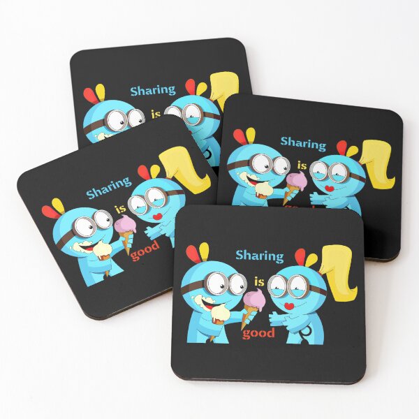 Item preview, Sharing Is Good Cute Cartoon Design designed and sold by Thonja.