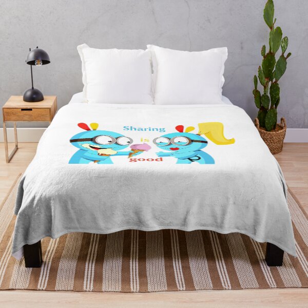 Item preview, Sharing Is Good Cute Cartoon Design designed and sold by Thonja.