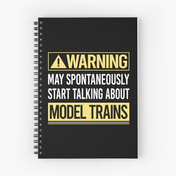 Item preview, Warning About Model Train Trains Railroad Railway designed and sold by WrightTrouble.