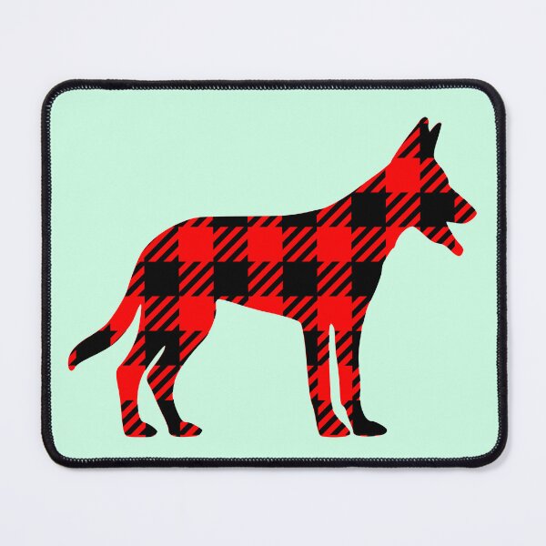 Item preview, Buffalo Plaid German Shepherd designed and sold by franktact.