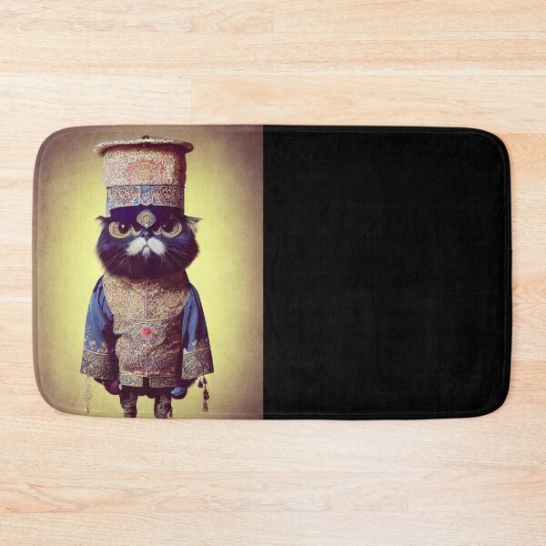 Item preview, anthropomorphic persian cat portrait - persian cat in traditional clothing v8 designed and sold by Catator.