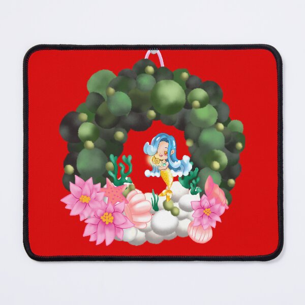 Item preview, Mermaid christmas door designed and sold by NUDIDUDITHAI.