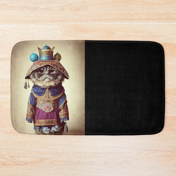 Item preview, anthropomorphic persian cat portrait - persian cat in traditional clothing v9 designed and sold by Catator.
