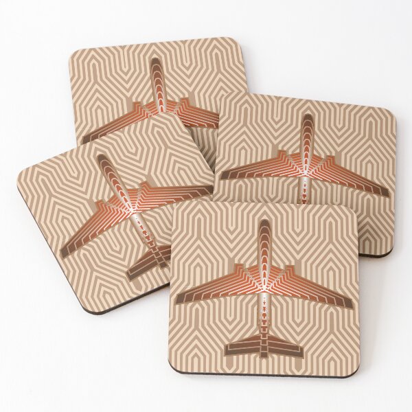 Item preview, Art Deco Airplane, Bronze, Gold and Rust Brown  designed and sold by Marymarice.