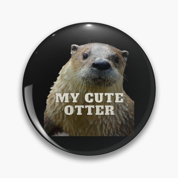 Item preview, My Cute Otter Design designed and sold by MerchGiants.