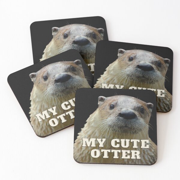 Item preview, My Cute Otter Design designed and sold by MerchGiants.