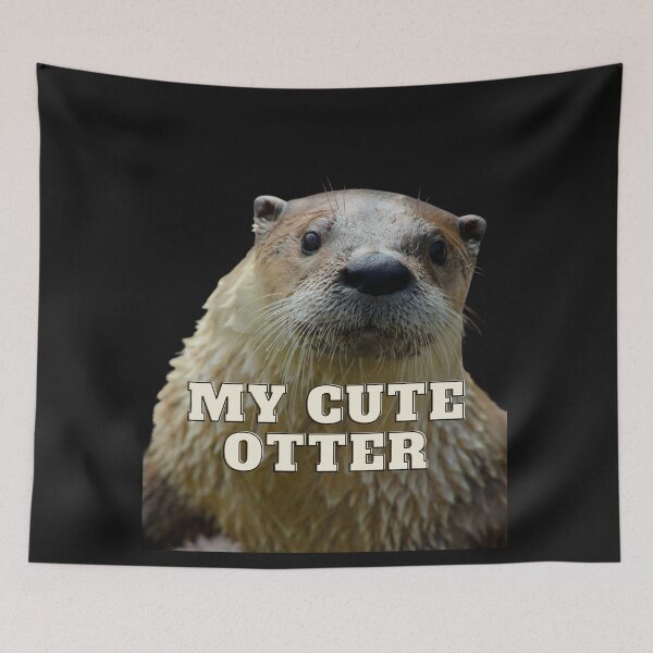 Item preview, My Cute Otter Design designed and sold by MerchGiants.