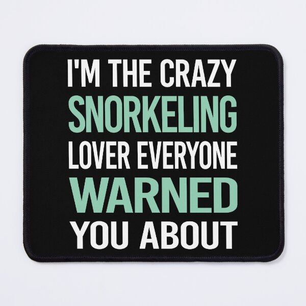 Item preview, Crazy Lover Snorkeling Snorkelling Snorkel Snorkeler designed and sold by BimBamFrank.