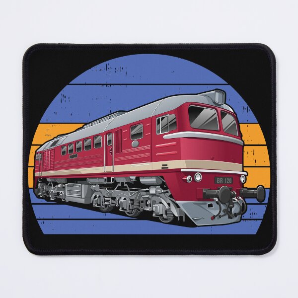 Item preview, Diesel locomotive BR 120 Taigatrommel designed and sold by Stoffgiraffe.